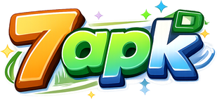 7 apk গোলাপি নীল লোগো